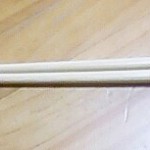 100円ショップキッチンの竹のお箸