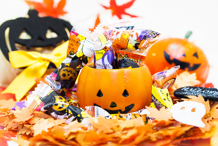 ハロウィンのイベントにも、100円ショップは欠かせない!